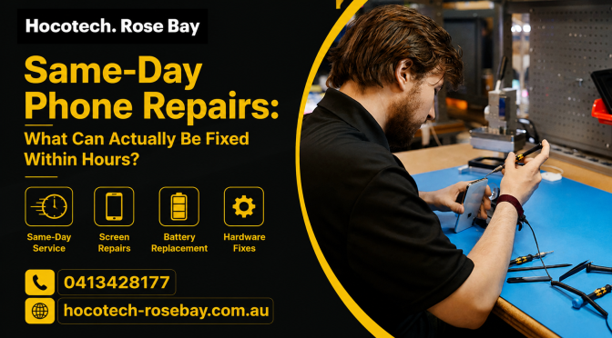 Same-Day Phone Repairs: What Can Actually Be Fixed Within Hours?